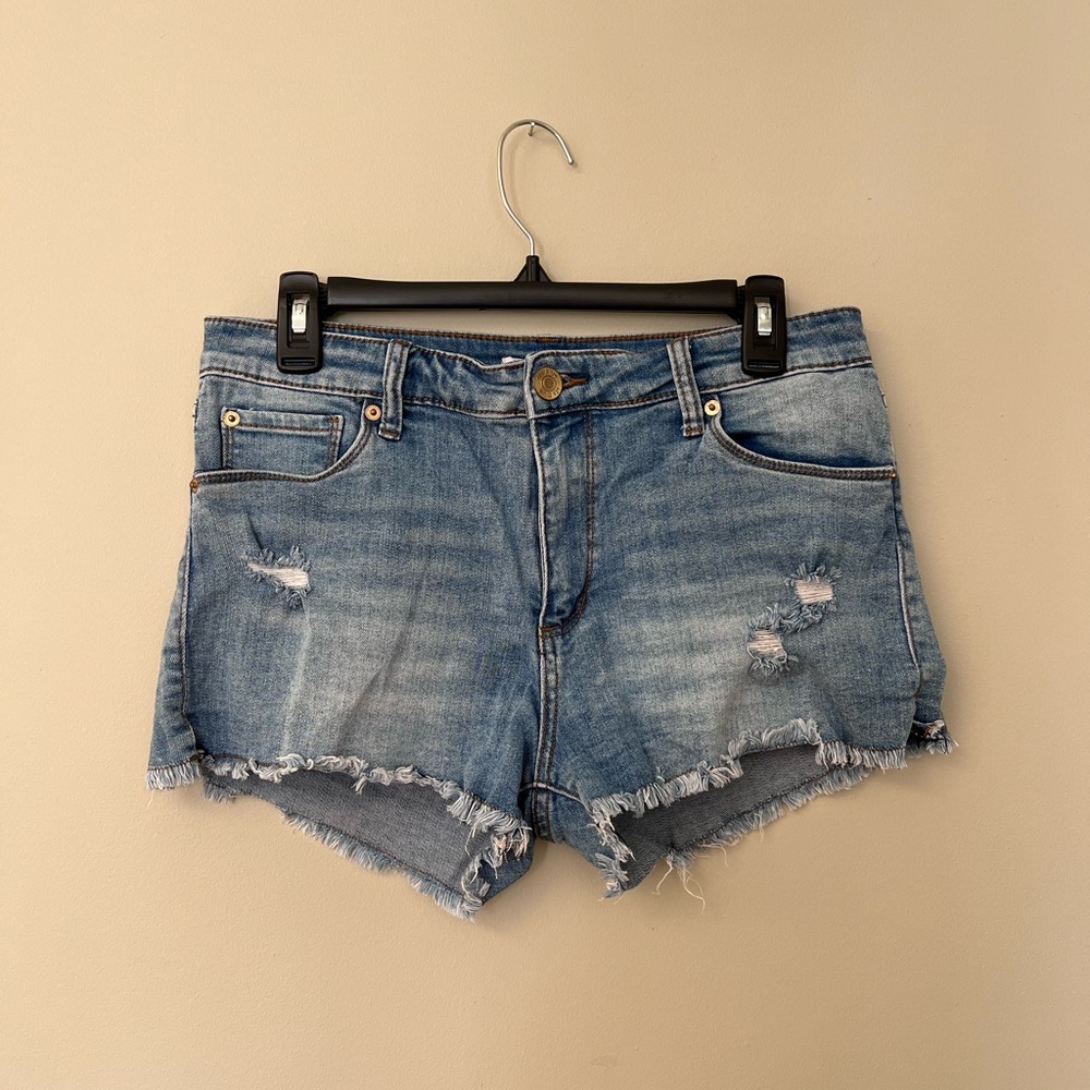 STS Blue High Rise Aubrey Jean Blue Denim Shorts Size 6 (28)